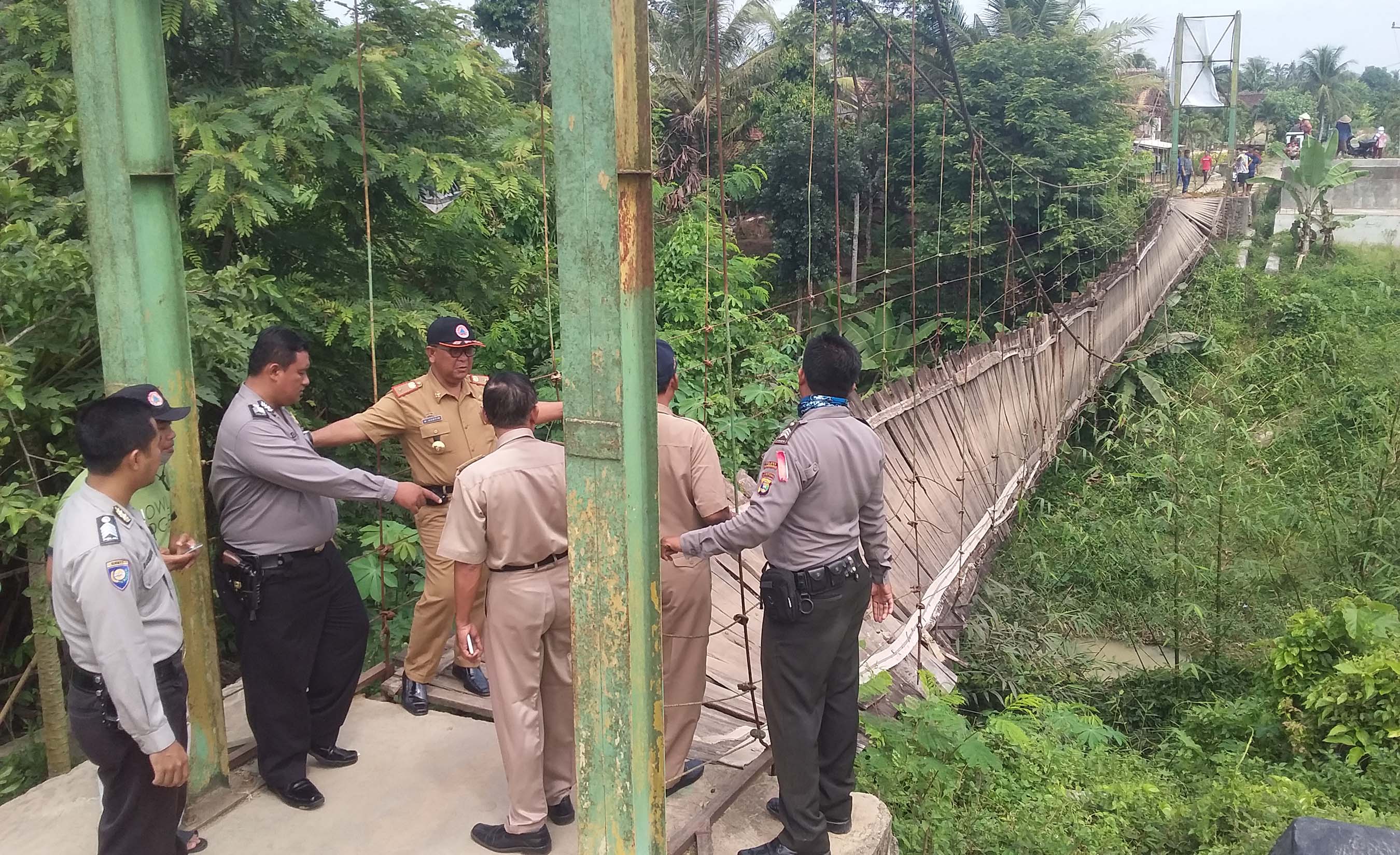 Ini Penyebab Putusnya Jembatan Gantung Penghubung Ambarawa-Pagelaran