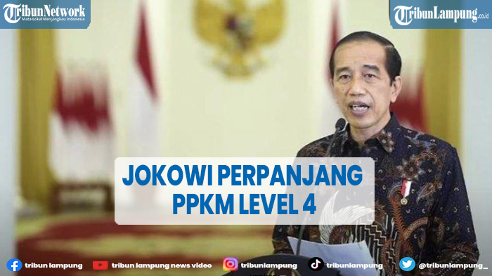 Presiden Jokowi Perpanjang PPKM Level 4 hingga 9 Agustus 2021