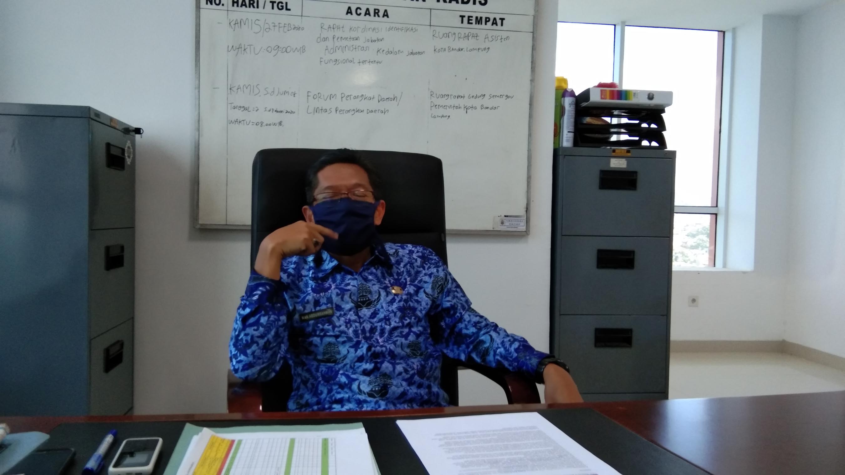 Kadisnaker Bandar Lampung Wan Abudulrahman Penggemar Pindang Baung