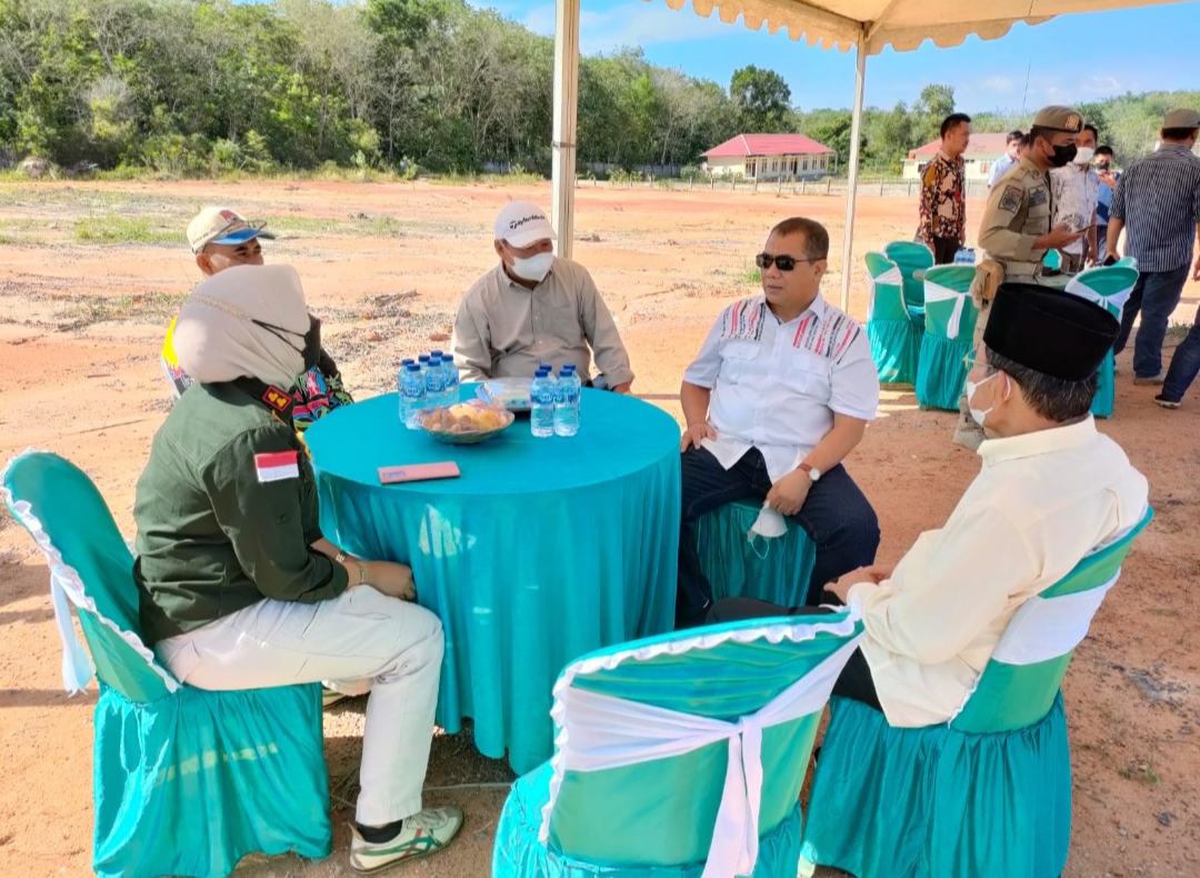 Bupati Saply Dampingi Kajati Lampung Cek Calon Gedung Kejari Mesuji