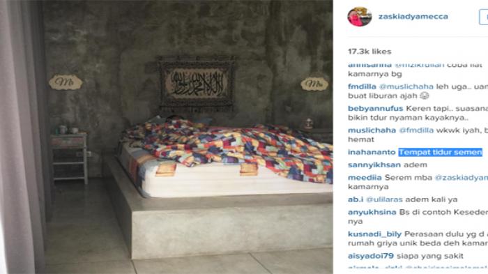 Ternyata Begini Kamar Tidur Zaskia Mecca, Netizen: Seram
