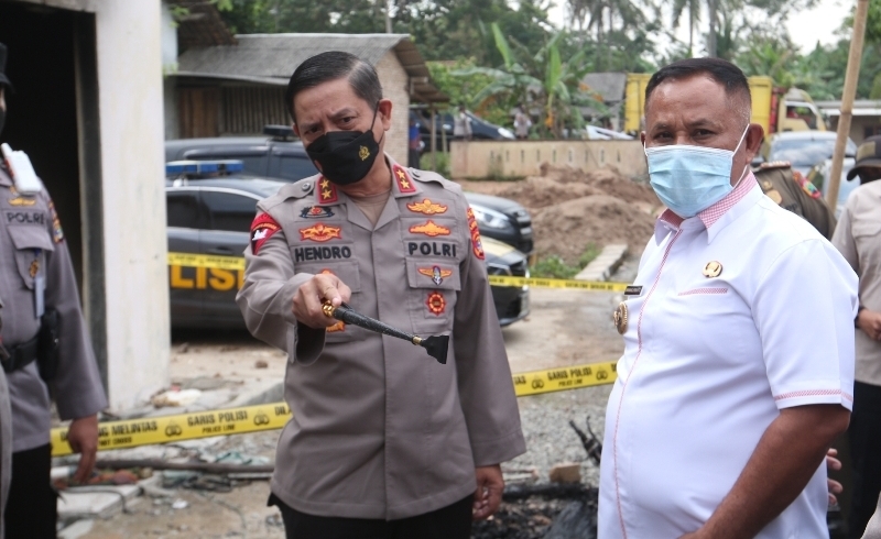 Kapolda Lampung: Tangkap Pelaku Secepatnya dan Temukan Motif Pembakaran Mapolsek Candipuro