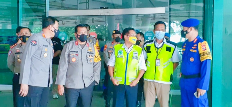 Kapolda Lampung Tinjau Pengamanan dan Pelayanan Libur Nataru 2020 di Pelabuhan Bakauheni