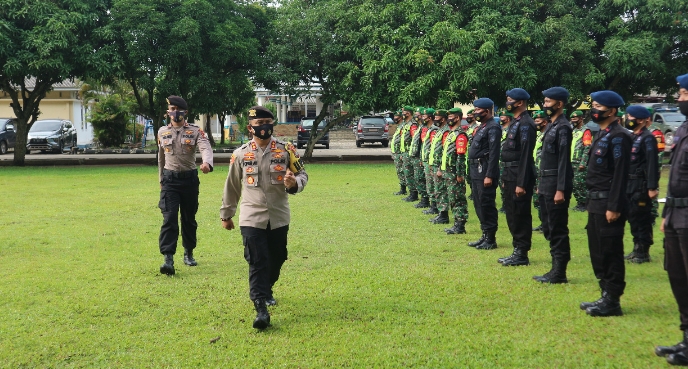 Jelang Nataru Personel Polri Fokus Amankan Gereja dan Fasilitas Umum
