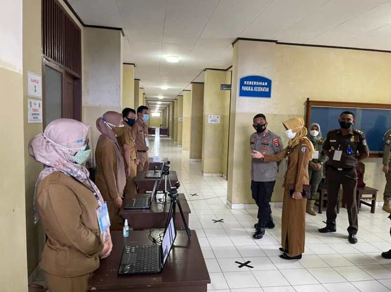 1.300 Peserta SKD CPNS Pringsewu Lampung Ikuti Test di SMA Yadika