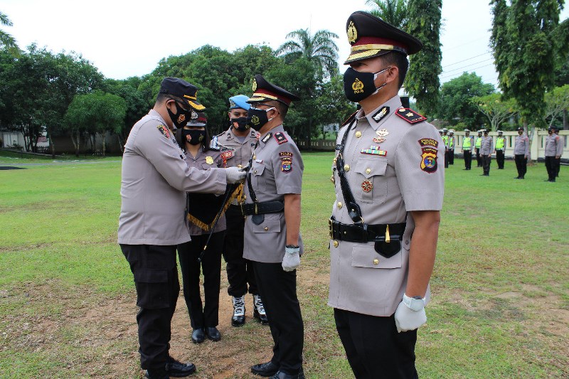 Sertijab Wakapolres dan Kasat, Kapolres Way Kanan: Jangan Ragu dalam Bertindak