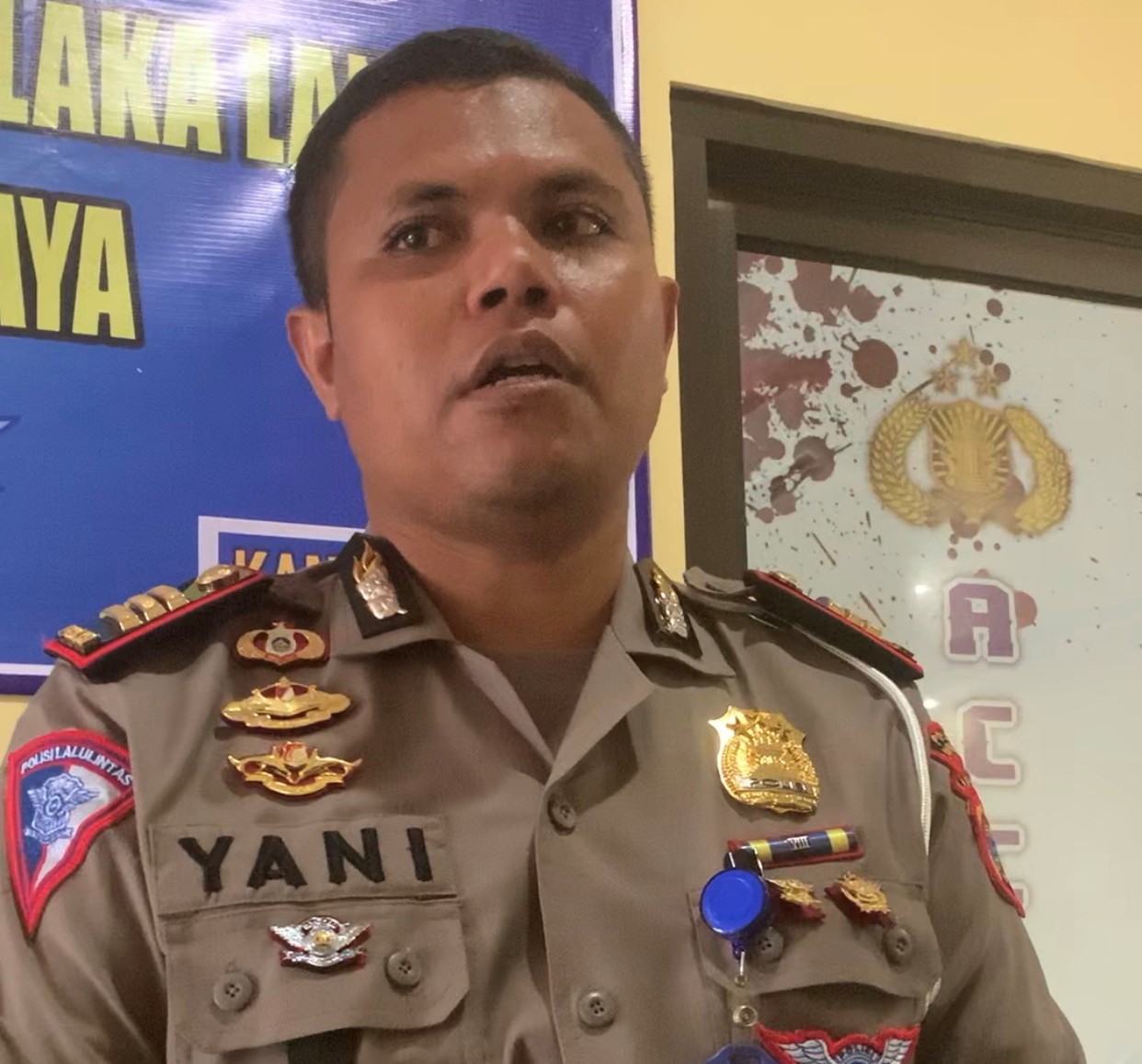 Penjelasan Polisi soal Kereta Babaranjang Sambar Mobil Yaris di Kotabumi