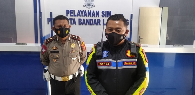 Cegah Warga Takbiran Keliling, Satlantas Polresta Balam Sebar 75 Personel di 7 Pos Pam Lebaran