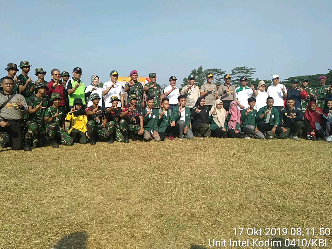 Kasdim 0410/KBL Hadiri TNI POLRI Goes To Campus di UIN Raden Intan Lampung
