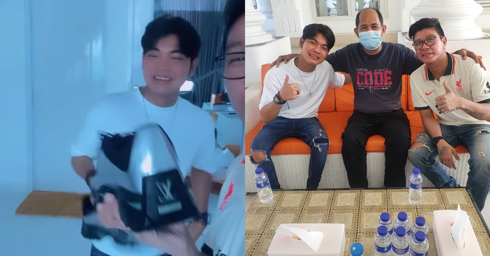 Sepakat Damai, Tri Suaka dan Andika Kangen Band Dihadiahi Sepatu Mahal