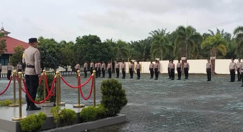22 Anggota Polres Mesuji Lampung Dapat Kenaikan Pangkat Setingkat Lebih Tinggi