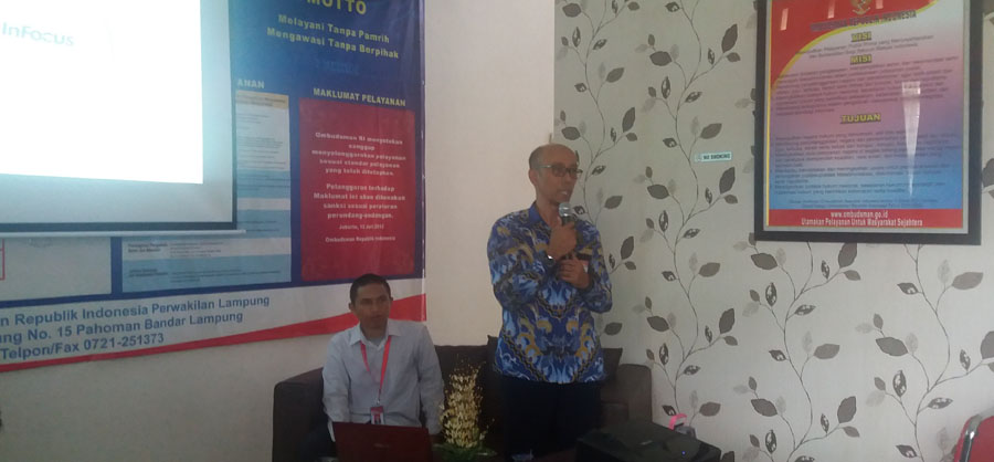 Ombudsman Lampung Sudah Tuntaskan 791 Laporan pada 2016