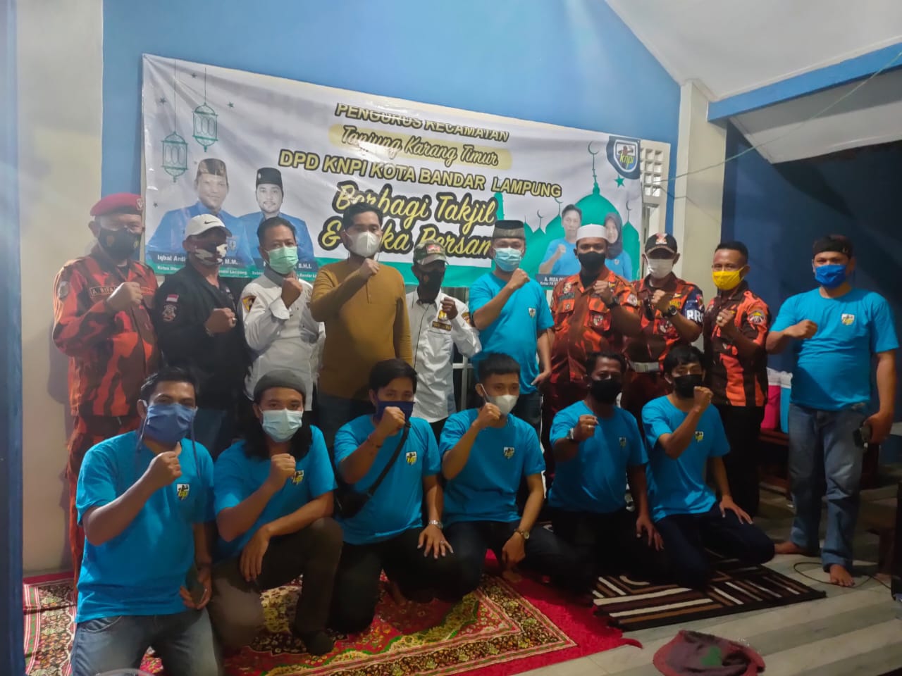 KNPI Bandar Lampung Buka Puasa Bersama dengan PK KNPI Tanjungkarang Timur