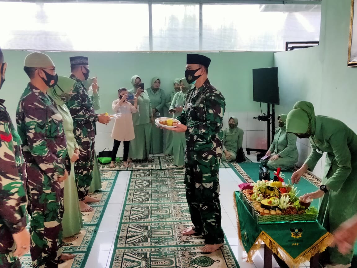 Kodim 0410 Bandar Lampung Gelar Syukuran Dalam Rangka Kenaikan Pangkat Prajurit TNI
