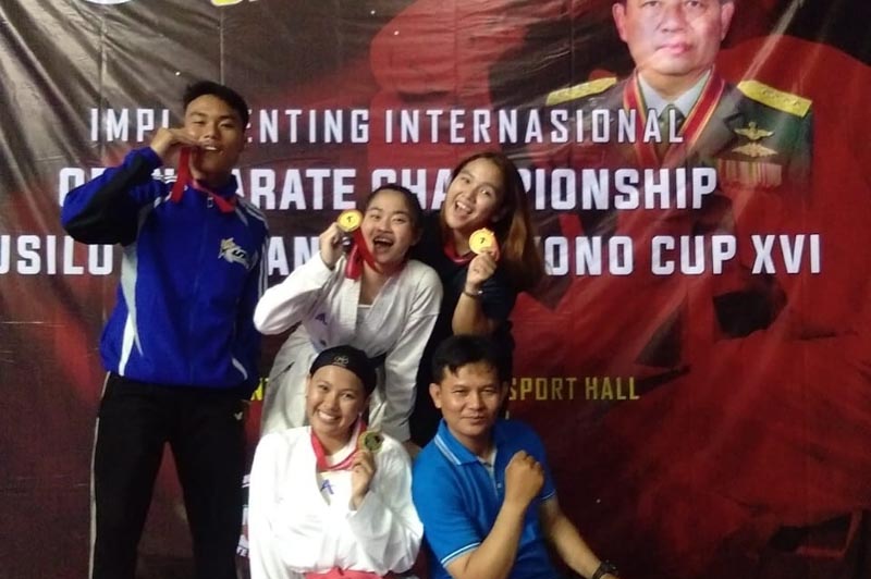 Mahasiswa Lampung Raih Emas Kejuaraan Karate Internasional, Helen Sempat Sesak Nafas Sebelum Tanding