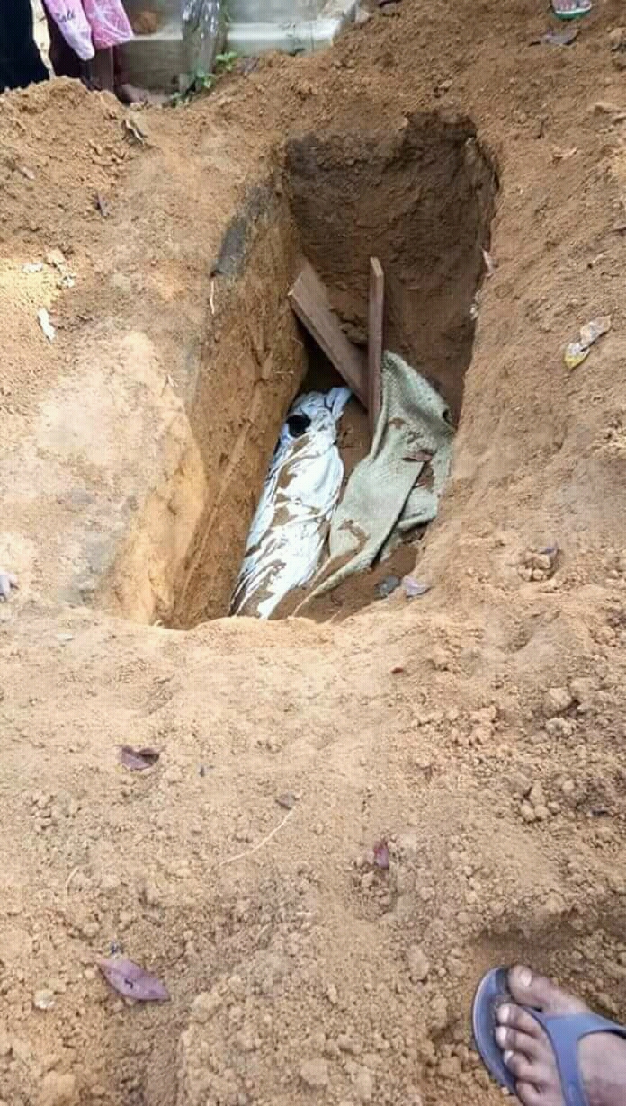 Astagfirullah! Makam Janda Dibongkar Orang, Rambut dan Benang Pengikat Jenazah Kabarnya Diambil