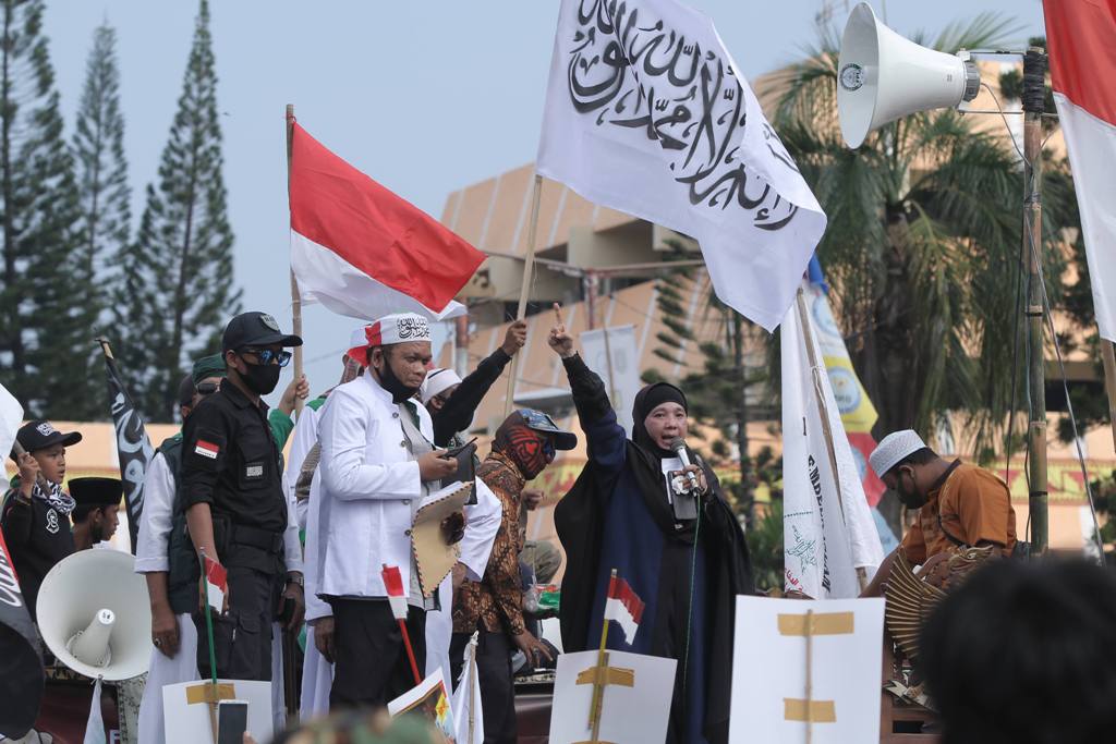 Datangi DPRD Lampung, Massa FSML Suarakan Penolakan RUU Haluan Ideologi Pancasila