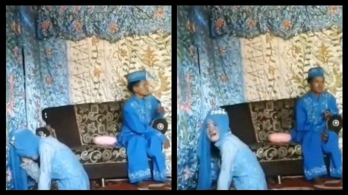 Terungkap Kisah Pilu di Balik Pengantin Wanita Menangis di Pelaminan sambil Jongkok Saat Resepsi