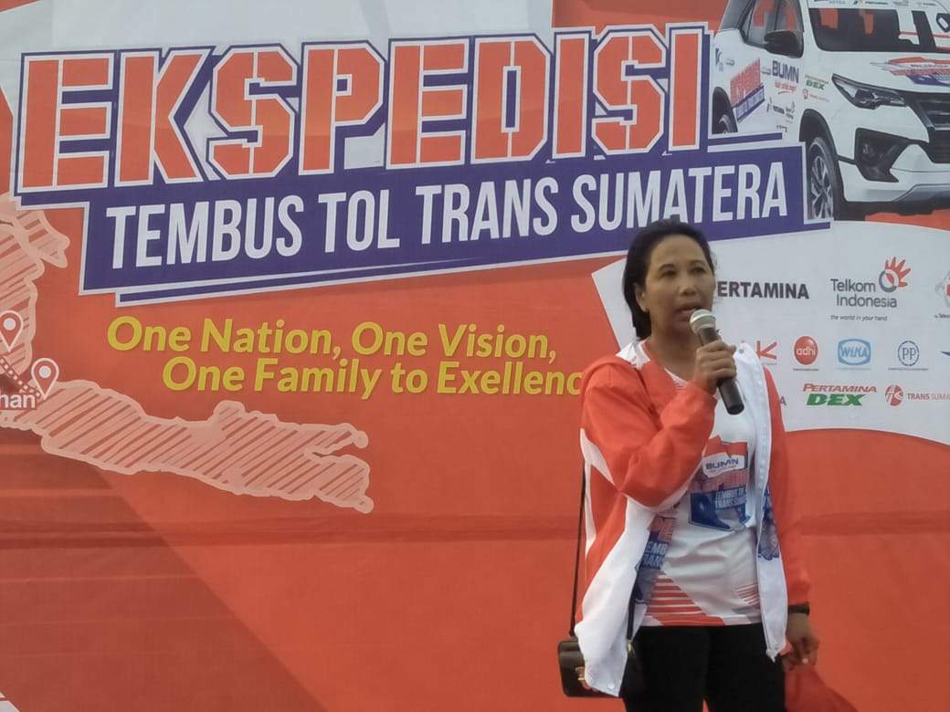 Menteri BUMN Rini Soemarno Pimpin Tim Susuri Tol Trans Sumatera