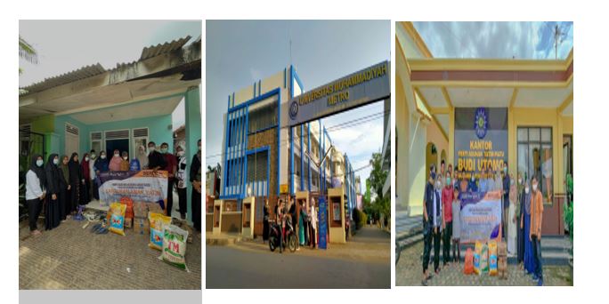 Bulan Suci Ramadhan, Himpunan Mahasiswa Akuntansi UM Metro Berikan Santunan di Panti Asuhan