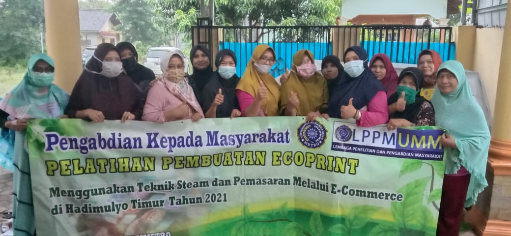 Dosen UM Metro Beri Pelatihan Pembuatan Ecoprint Menggunakan Teknik Steam dan Pemasaran