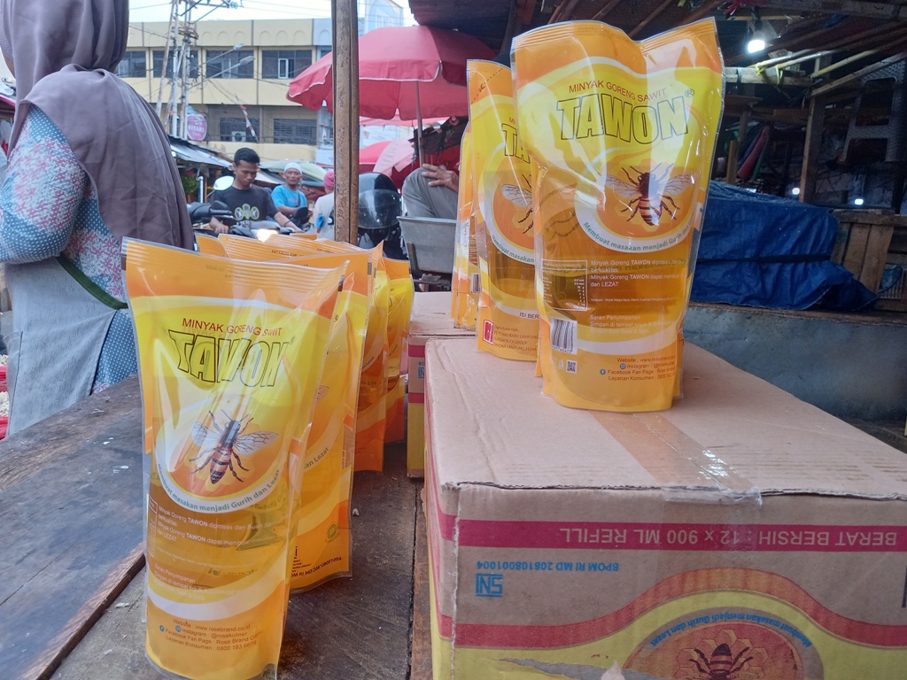 Harga Minyak Goreng Kemasan di Bandar Lampung Masih Tinggi