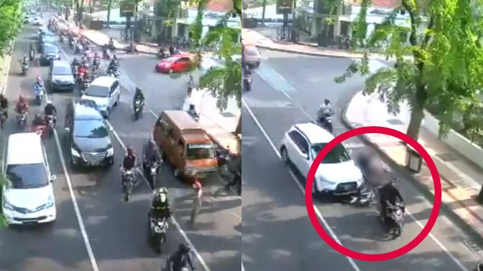 Ngeri! Mobil Lindas 3 Pengendara Motor yang Berhenti di Lampu Merah, Pelaku Diduga Mahasiswa