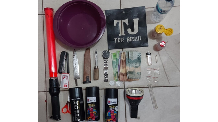 Modus Pengamanan, Pelaku Pungli Jalinteng Cap Kendaraan Setelah Menerima Bayaran dari Sopir