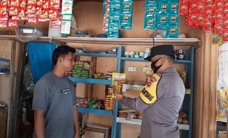 Polsek Negeri Besar Way Kanan Lampung Monitoring Stok Minyak Goreng di Sejumlah Toko