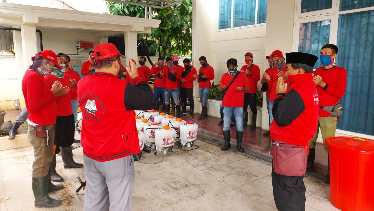 MTRH Lampung Kembali Semprot Disinfektan di 3 Kelurahan
