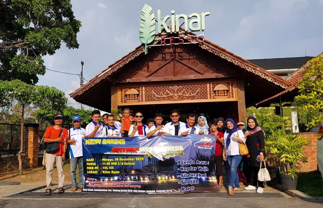 Ngopi Bareng Komunitas Suzuki Ertiga Lampung di Kinar Resto