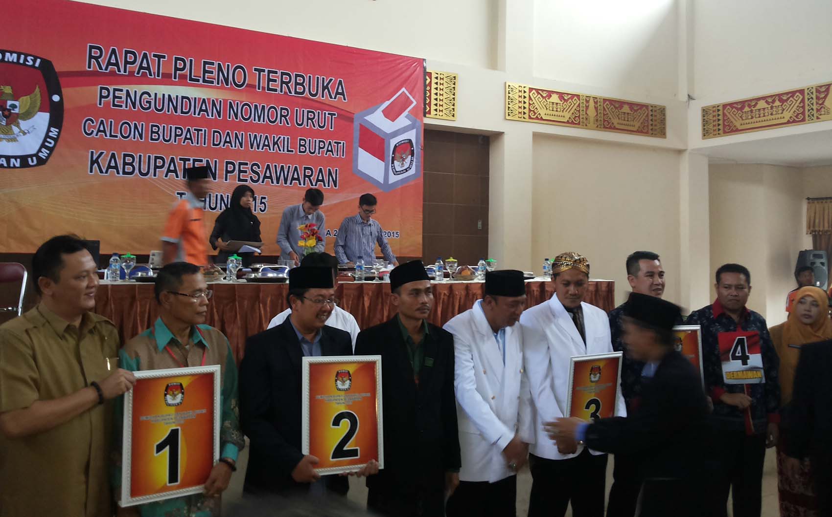 BREAKING NEWS: Aries Sandi-Mahmud Yunus Nomor Urut 1