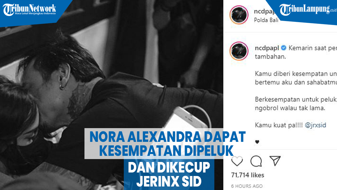 VIDEO Nora Alexandra Dapat Kesempatan Dipeluk dan Dikecup Jerinx SID