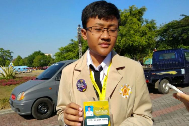 Berusia 15 Tahun, Nur Wijaya Kusuma Didaulat Jadi Mahasiswa Termuda UGM 2018