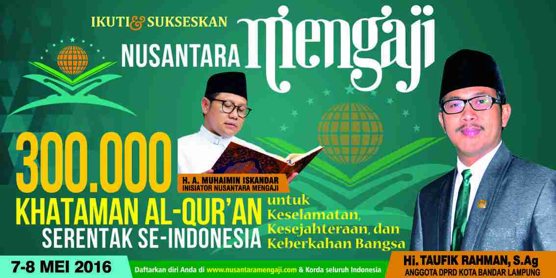 Malam Ini, Ratusan Santri di Bandar Lampung Akan Khatamkan Alquran 200 Kali