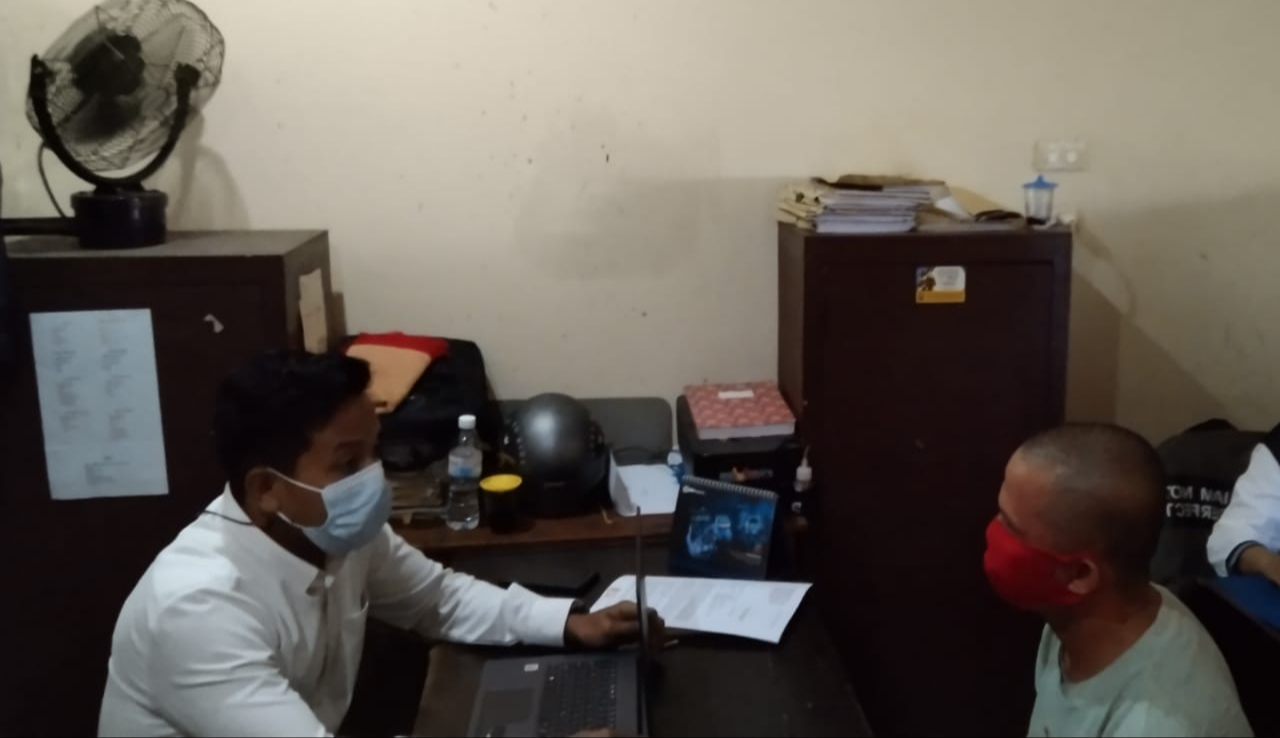 Oknum PNS di Bandar Lampung Mengaku Empat Kali Curi Helm untuk Kebutuhan Sehari-hari