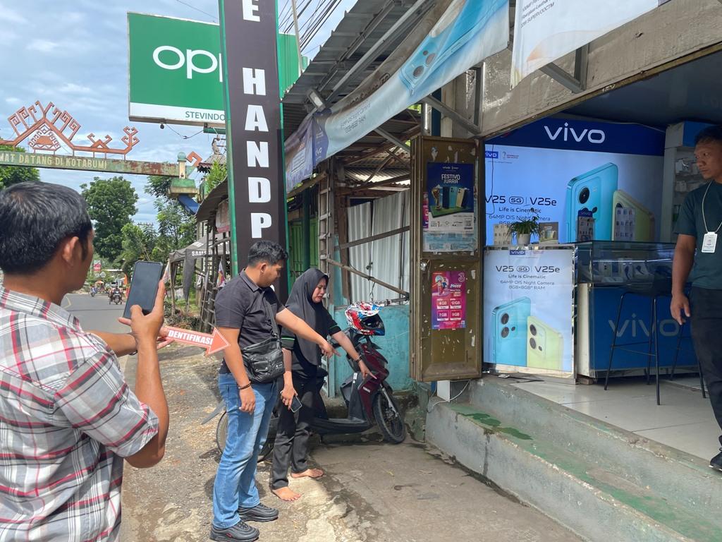 Olah TKP Kasus Curanmor, Polres Lampung Utara Tak Mau Beri Keterangan ke Awak Media