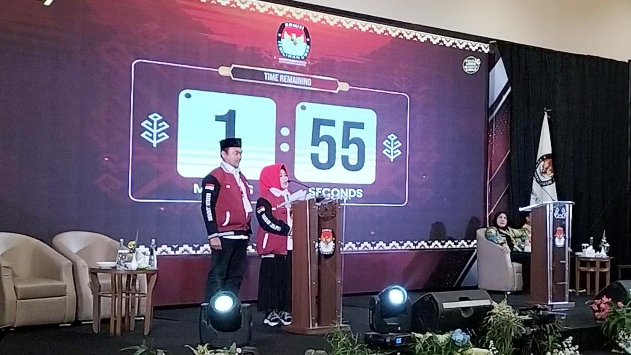 Debat Perdana Pilwakot Bandar Lampung, Reihana Buat Kota Metropolitan Bebas Banjir