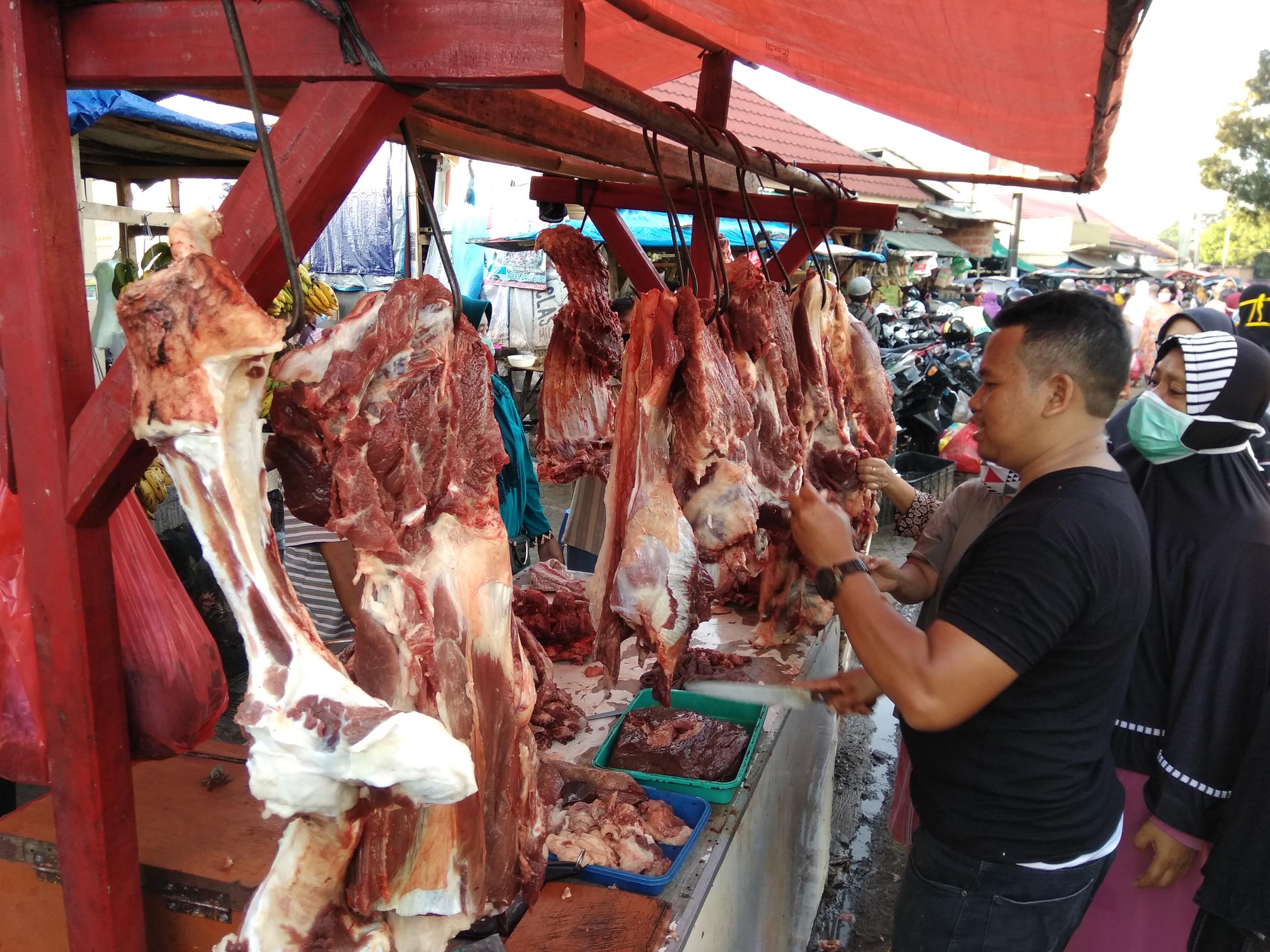 H-2 Lebaran 2020, Harga Daging Sapi di Bandar Lampung Tembus Rp 140 Ribu per Kg