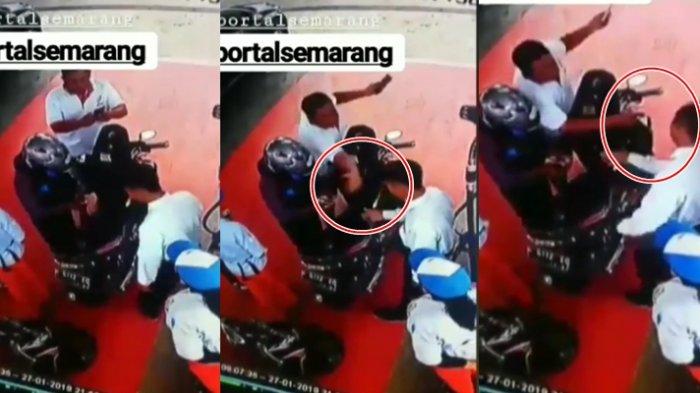Viral Video Petugas SPBU Ditampar Pengendara Motor yang Tak Kebagian Bensin Premium