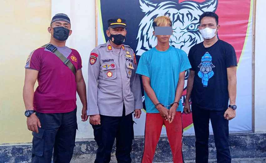 Polsek Menggala Amankan Pelaku Kekerasan pada Anak di Bawah Umur