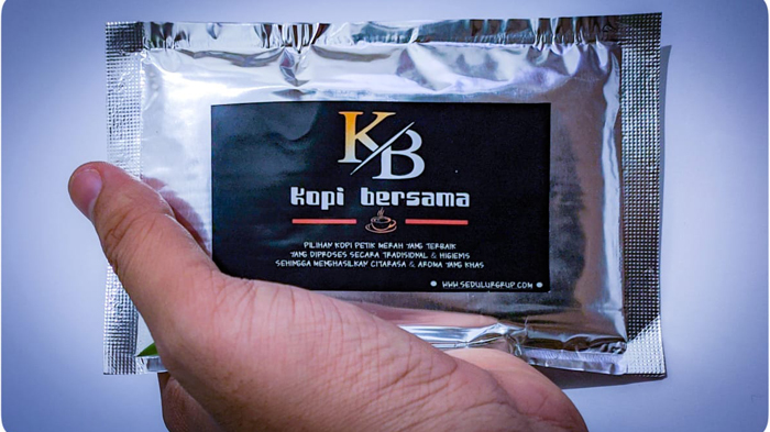 Pelaku UMKM di Bandar Lampung Ini Tawarkan Produk Kopi Bubuk Petik Merah Robusta Asli