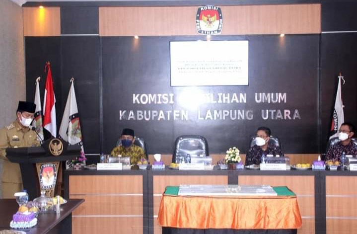 Pemkab Lampung Utara Hibah Tanah dan Gedung untuk KPU