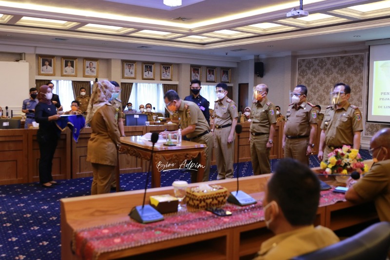 Pemprov Lampung Gelar Penandatanganan Perjanjian Kinerja Tahun 2021 Pejabat Pimpinan Tinggi