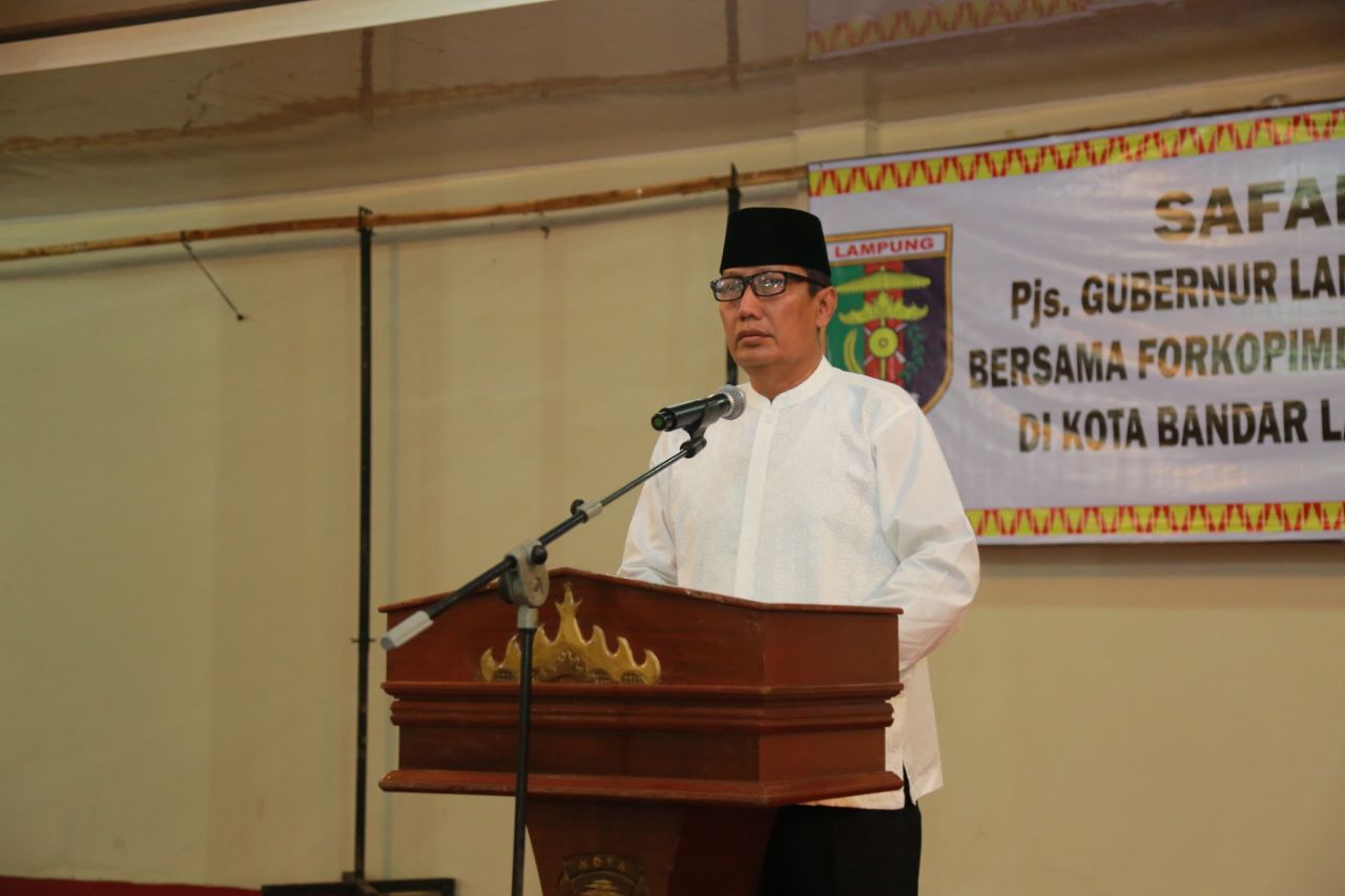 Pemprov dan Pemkot Bandar Lampung Jalin Kebersamaan dalam Safari Ramadhan di Masjid Al-Furqon