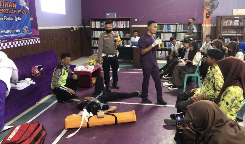 Simak Tips Penanganan Korban Kecelakaan Lalu Lintas dari Polres Pringsewu