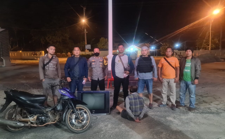 Sempat Sapu Halaman, Warga Gunung Sugih Baru Sadar TV Miliknya Raib