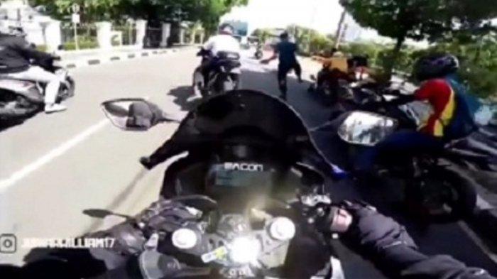 Terungkap Identitas Pengendara Moge yang Ditendang Paspampres