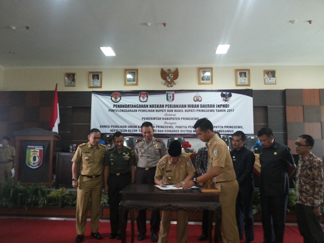 Pilkada Pringsewu akan Menyedot Anggaran Rp 23,25 Miliar