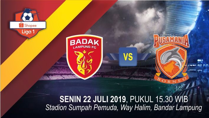 Hasil Akhir Liga 1 Indonesia, Perseru Badak Lampung FC vs Borneo FC Berakhir dengan Hasil Imbang 1-1
